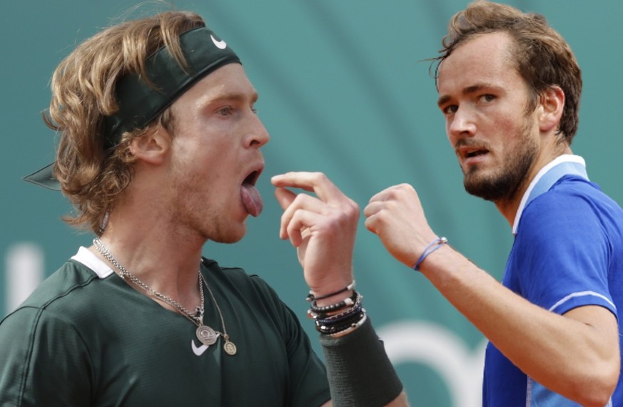 Andrey Rublev et Daniil Medvedev trouvent que les gens parlent trop.