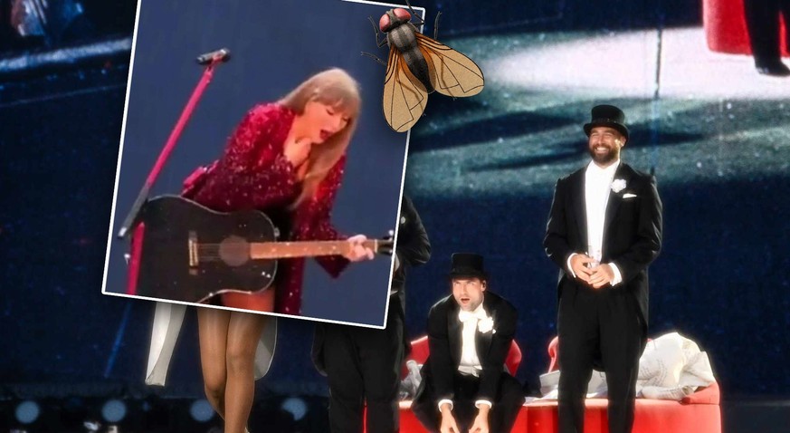 Taylor Swift avale de drôles de trucs sur scène