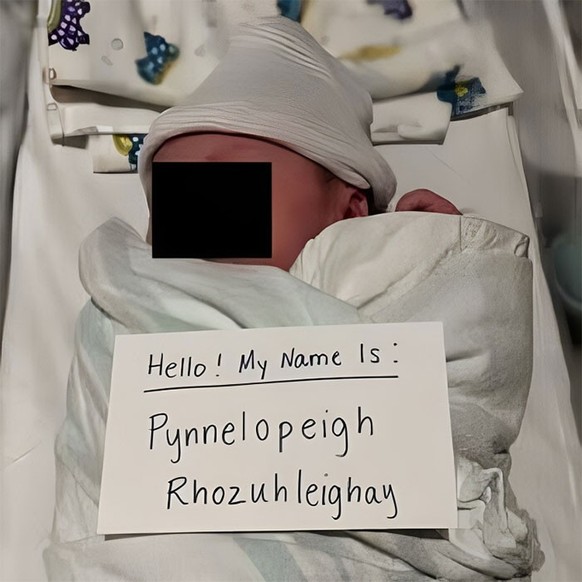 Die schlimmsten Baby Namen aus dem Subreddit tragedeigh