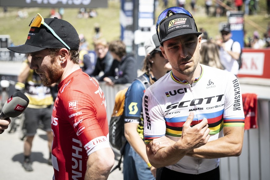 Coupe du monde de VTT à Lenzerheide: Schurter et Flückiger fâchés