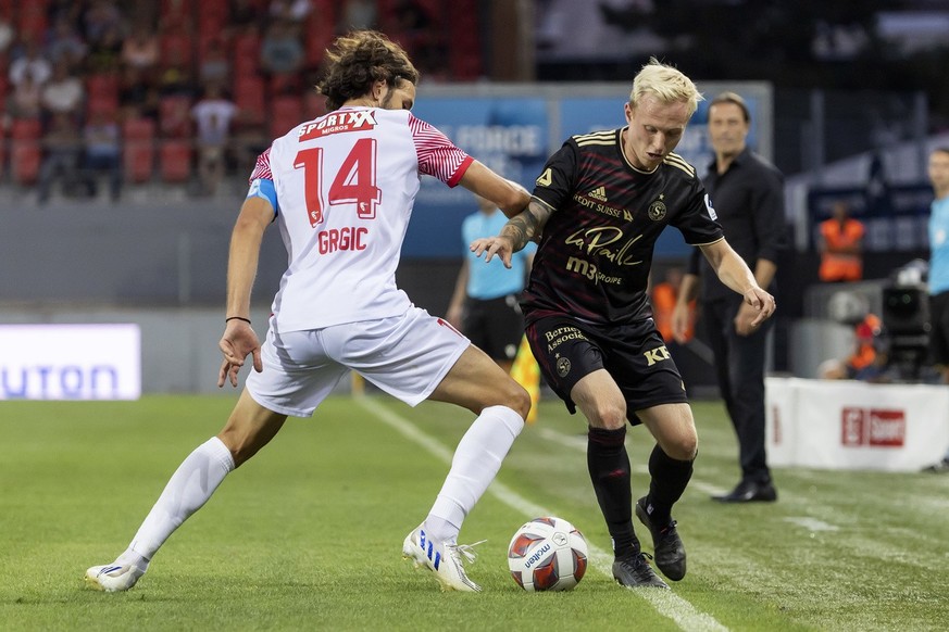 Le FC Sion d'Anto Grgic et le Servette FC de Patrick Pflücke ont fait match nul 0-0 samedi soir à Tourbillon, dans le derby romand de Super League.