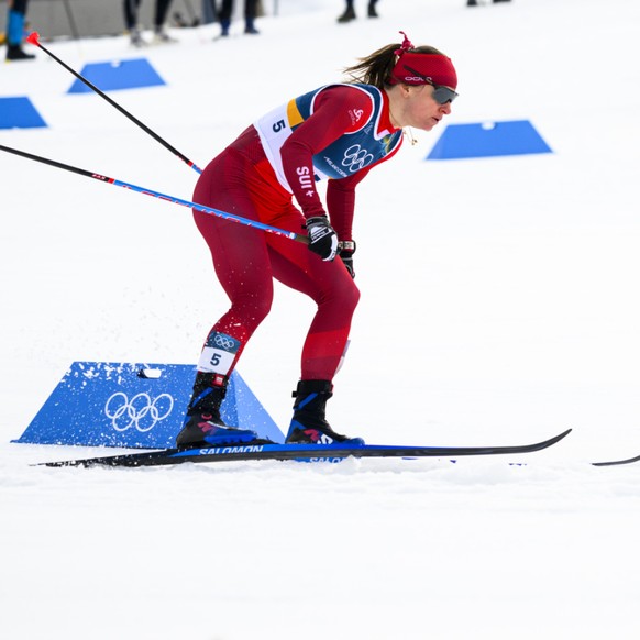 Nadine Fähndrich a craqué en quart de finale du sprint