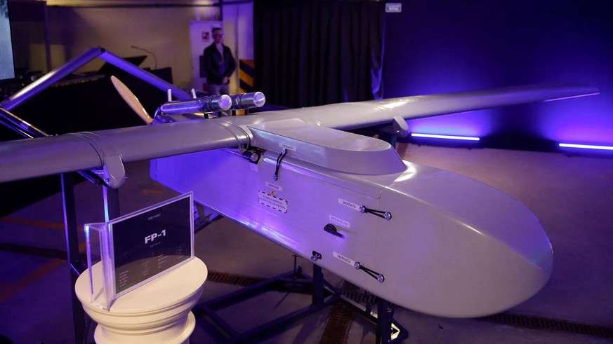 Le drone ukrainien Fire Point FP-1 (photo d'archive). Une version améliorée de cet engin est capable d'atteindre des cibles situées jusqu'à 3400 kilomètres à l'intérieur du territo ...