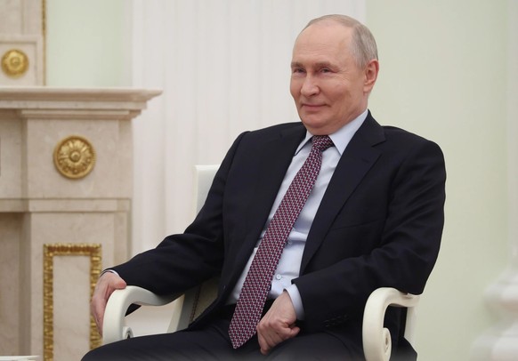 Le président russe Vladimir Poutine, ici lors d'une réunion ce mois de mai.