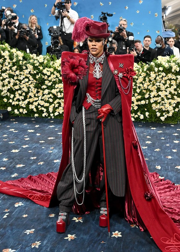 Teyana Taylor at The 2025 Met Gala Celebrating "Superfine: Tailoring Black Style" held at the Metropolitan Museum of Art on May 05, 2025 in New York, New York. (Photo by Michael Buckner/Pens ...