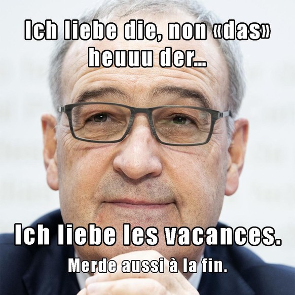 Guy Parmelin, Vacances, été