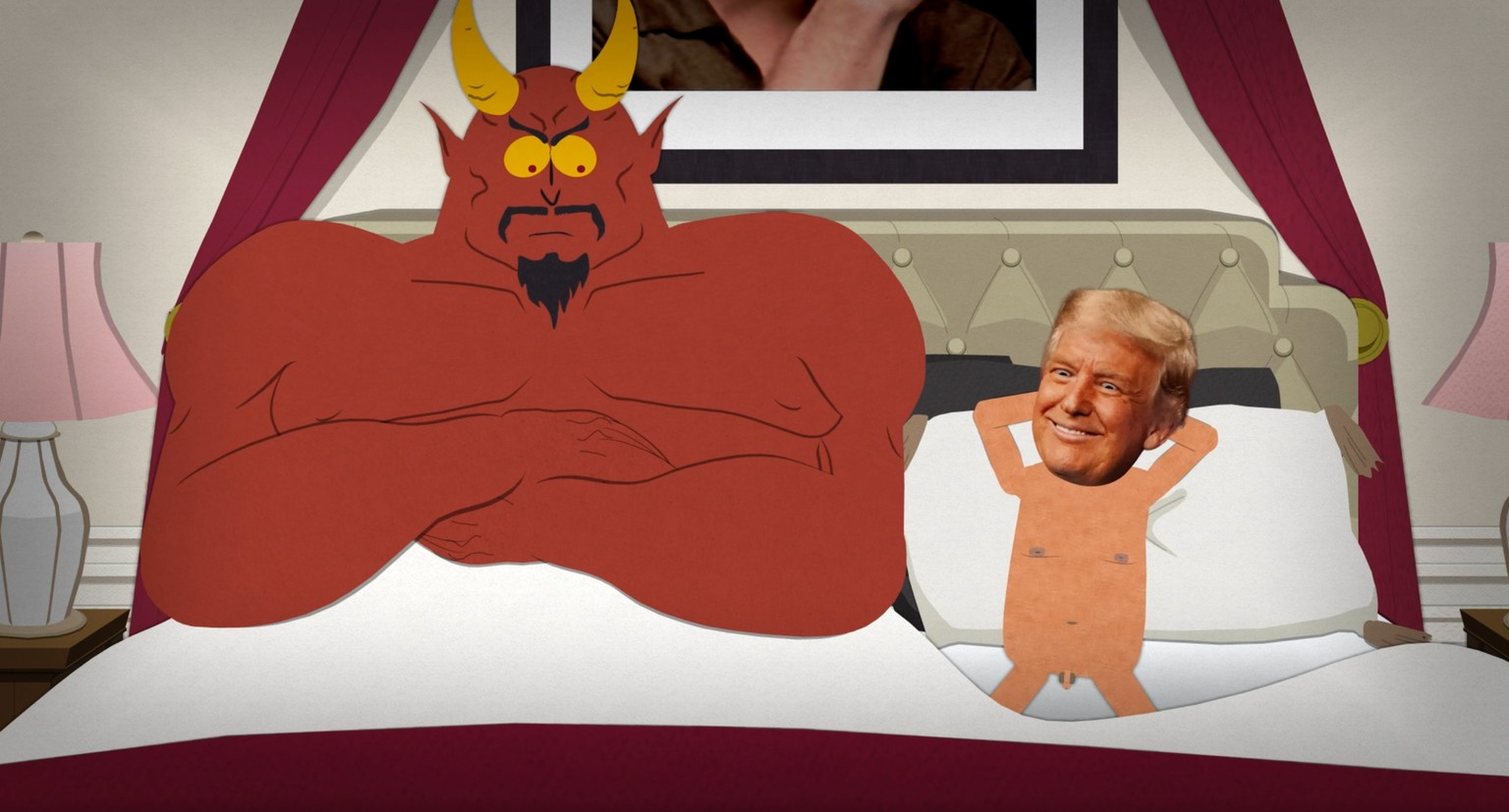 Capture d&#039;écran du premier épisode de la saison 27 de South Park.