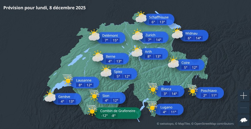 Le ciel suisse aura meilleure allure.