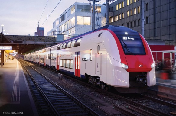Nouveau train pour les CFF de siemens