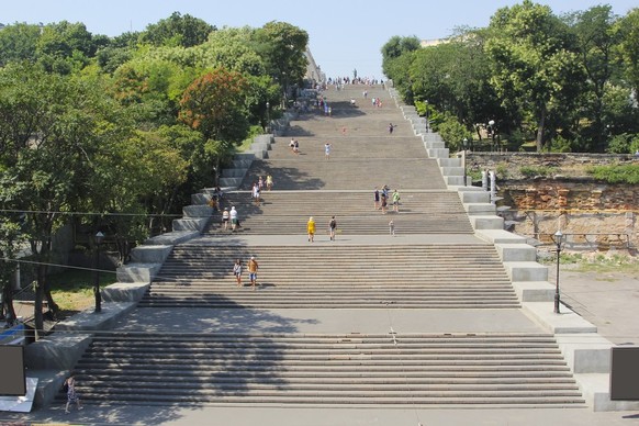 L&#039;escalier Potemkine à Odessa