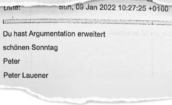 Emails Peter Lauener - Marc Walder