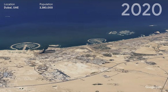 Dubaï 1984 changement climatique planète Terre