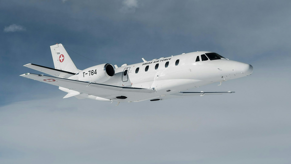 Le Cessna Citation Excel 560XL du Conseil fédéral