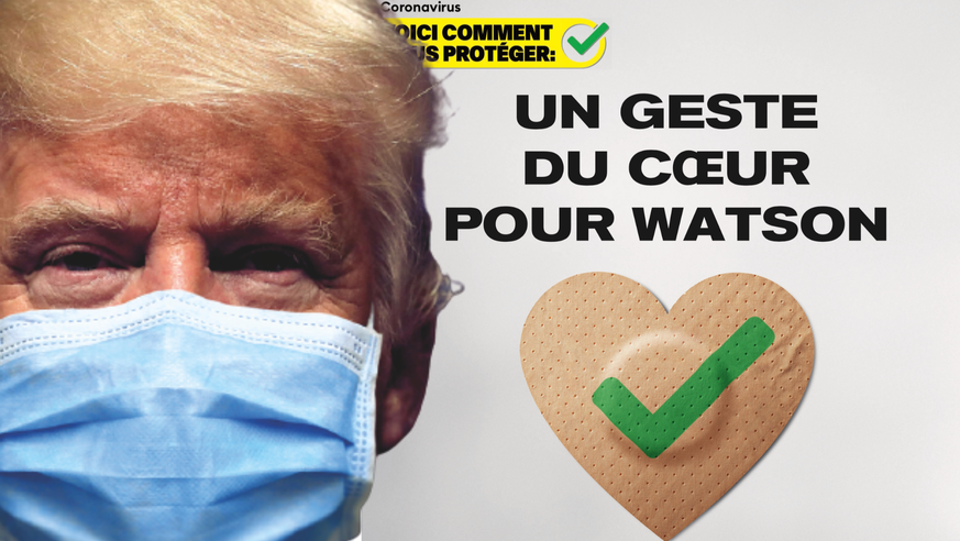 Personnaliser les affiches de l'OFSP? Oui, mais interdit d'écrire «Trump»!