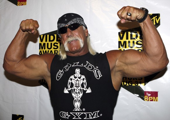 FILE - Hulk Hogan poses during the MTV Video Music Awards Forum at Radio City Music Hall, Aug. 30, 2006, in New York. (AP Photo/Jason DeCrow, File)
Obit Hulk Hogan