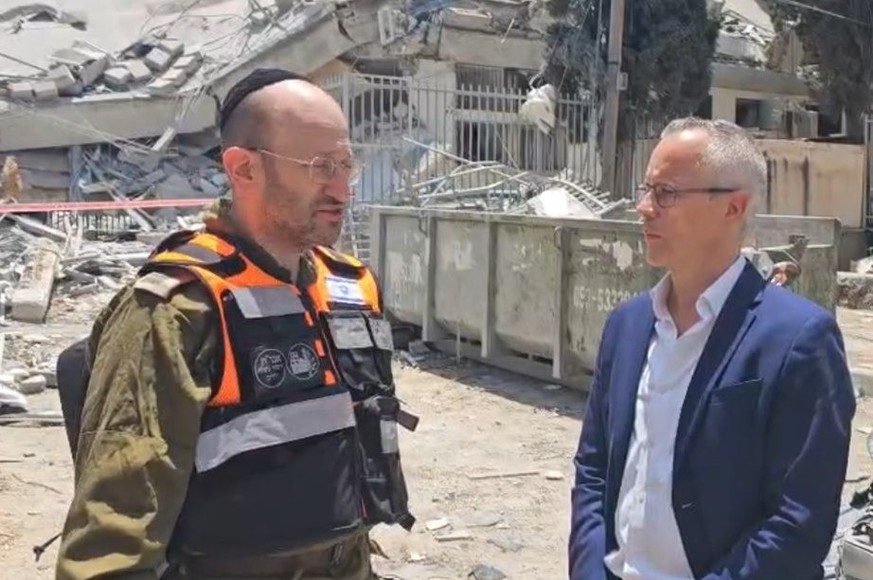 L&#039;ambassadeur de Suisse en Israël.
