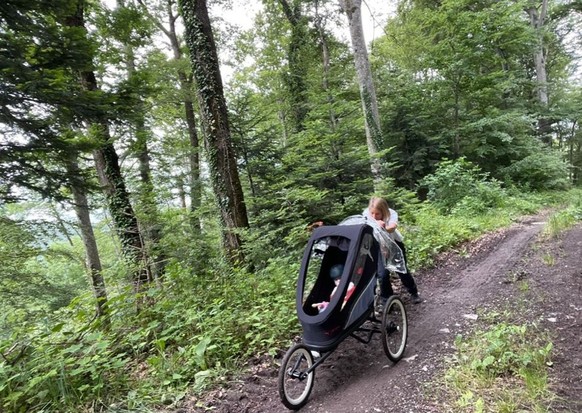 J'avoue, je me suis un peu emballée en la prenant en forêt.