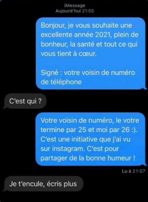 discussion, facebook, nouvelle année