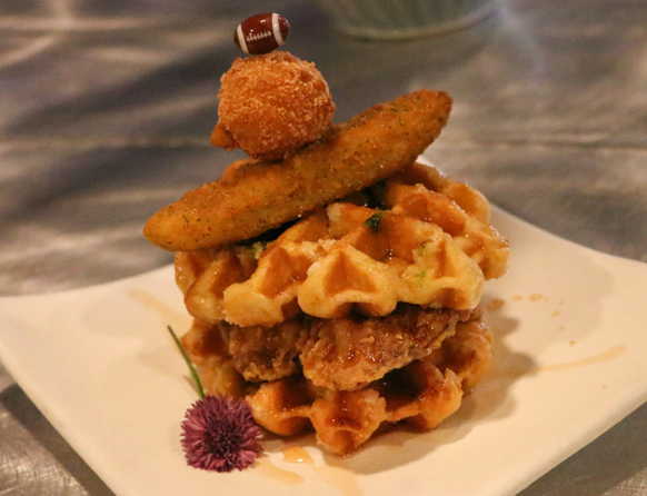 Chicken and Waffle Sandwich