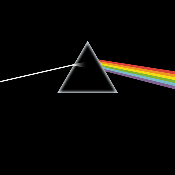 La pochette originale de The dark side of the moon, 1973.