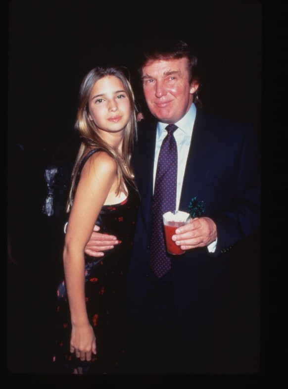 Donald Trump &amp; Ivanka at an unspecified event, undated. (Photo by David Allen/Getty Images)