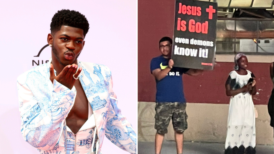 Lil Nas X a posté sur les réseaux une séquence où il propose des pizzas à des homophobes.