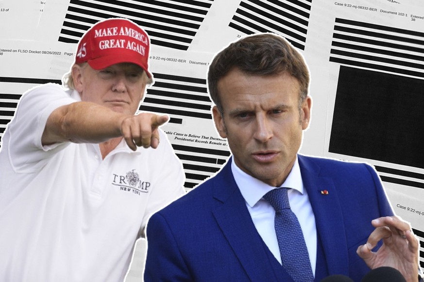 Donald Trump s'est vanté de posséder des informations «scandaleuses» relatives à l'intimité de son homologue français Emmanuel Macron.