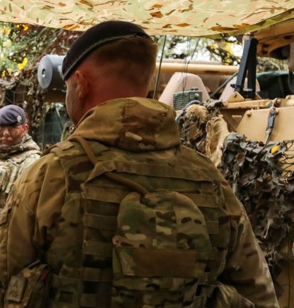 DEREHAM, ENGLAND - NOVEMBER 8: Catherine, Princess of Wales visits The Queen's Dragoon Guards Regiment for the first time as their Colonel in Chief on November 8, 2023 in Dereham, England. (Photo ...