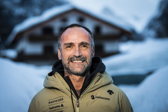 Alejo Hervas, fitness coach of Lara Gut-Behrami of Switzerland poses for photographer at the 2021 FIS Alpine Skiing World Championships in Cortina d&#039;Ampezzo, Italy, Monday, February 8, 2021. (KEY ...