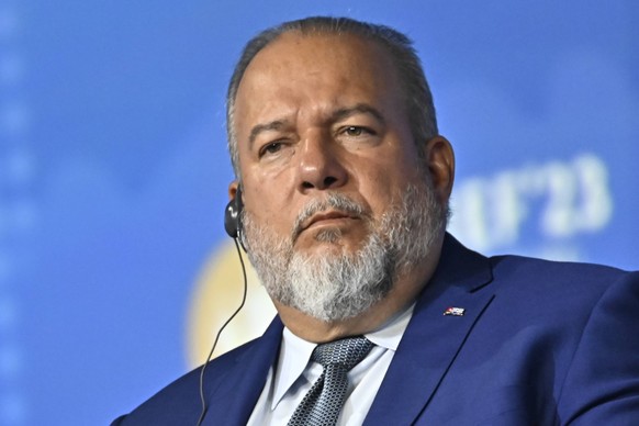 26th St. Petersburg International Economic Forum SAINT PETERSBURG, RUSSIA - JUNE 15: Cuban Prime Minister Manuel Marrero Cruz attends the 26th St. Petersburg International Economic Forum SPIEF in Russ ...