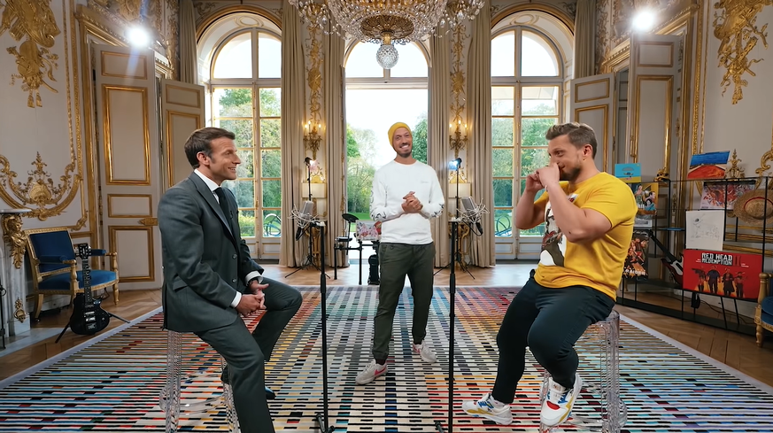 La vidéo d&#039;Emmanuel Macron et McFly &amp; Carlito a créé deux clans. watson