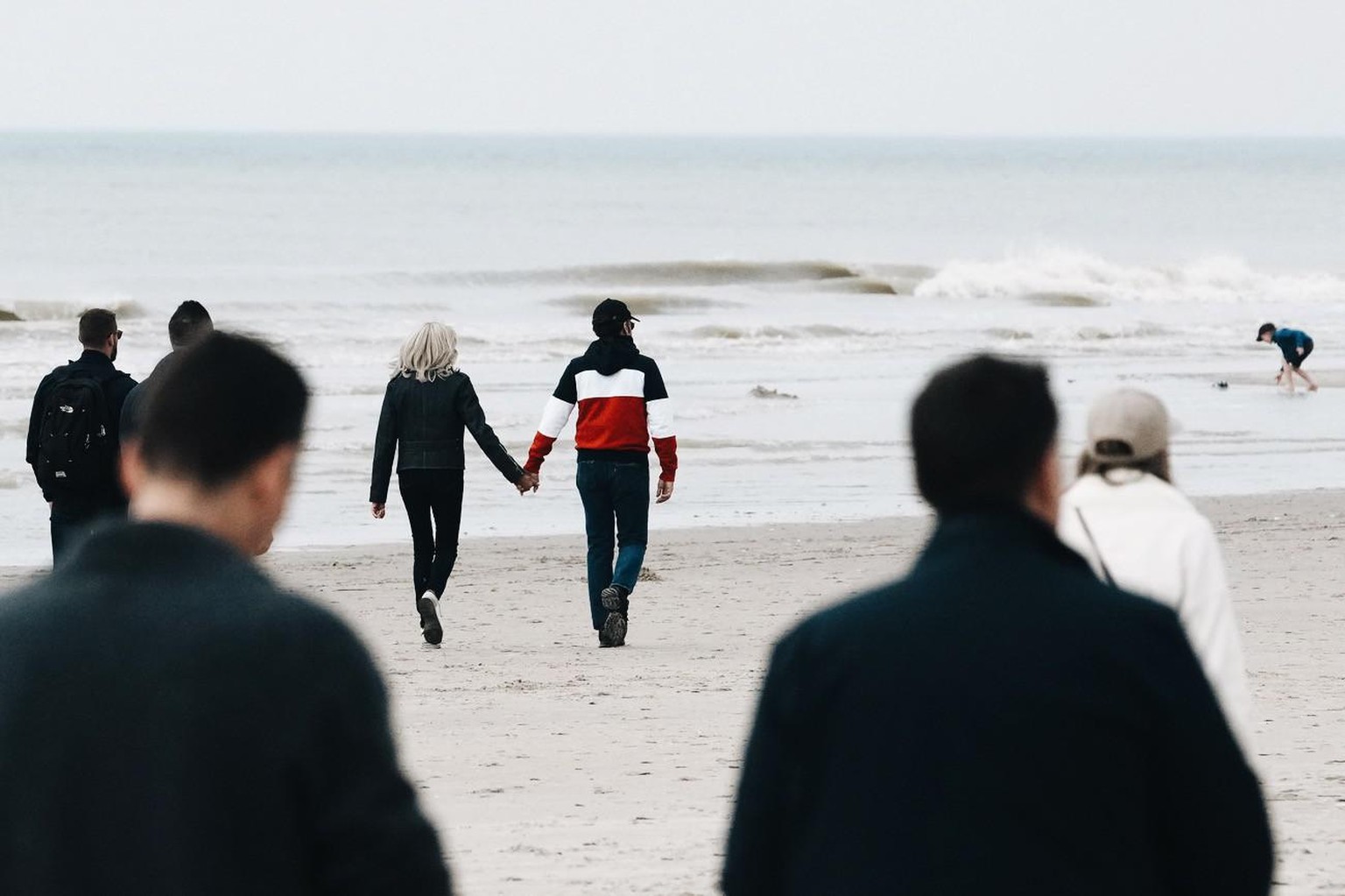 Le dimanche 24 avril 2022, jour de la réélection, au Touquet.