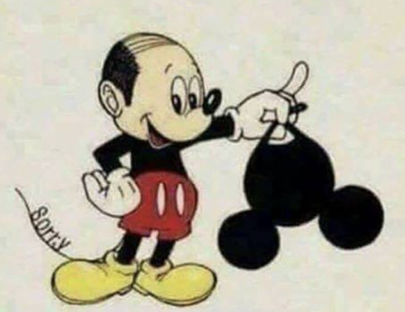 Mickey chauve