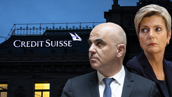 Alain Berset - Karin Keller-Sutter - Credit Suisse