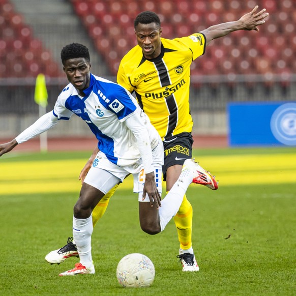Le défenseur de Youg Boys Mohamed Ali Camara (en jaune) aura passé 7 ans au sein du club bernois. (Archives)