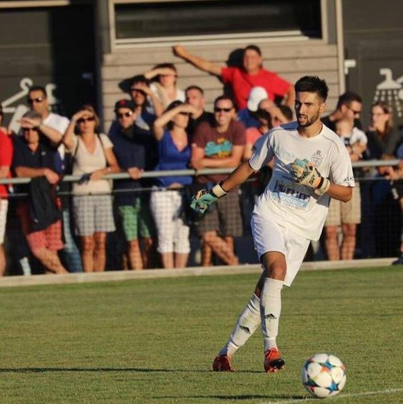 L'actuel portier du FC Aigle, Alexandre Bonal, ici sous le maillot du Montreux-Sports (VD).