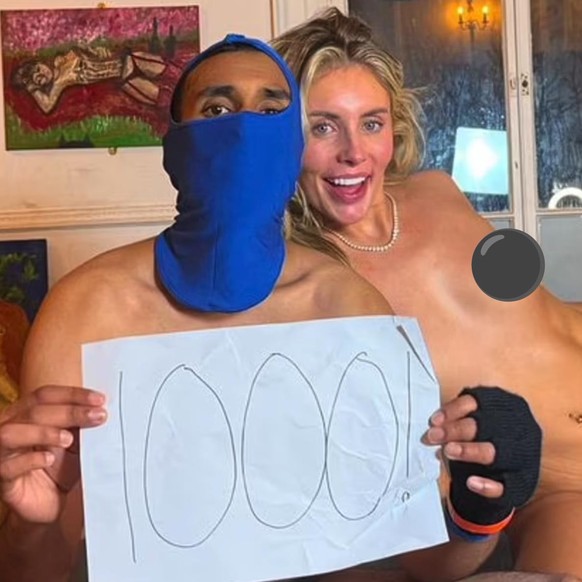 Bonnie Blue et son millième fan.