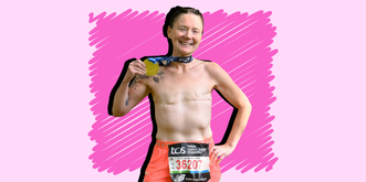 Qui est Louise Butcher, la marathonienne qui court topless?
