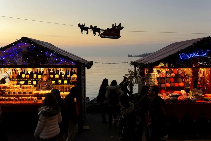 marché de noël montreux