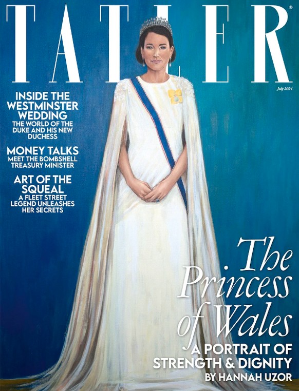 La couverture de juillet marque le troisième «spécial portrait royal» du magazine Tatler.