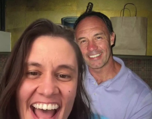 Heather Shaw et son père, qui ne ressemble pas du tout à Jim Carrey.