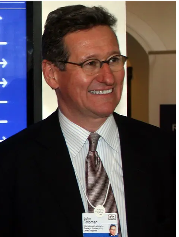 John Chipman, directeur général de l'Institut international d'études stratégiques IISS.