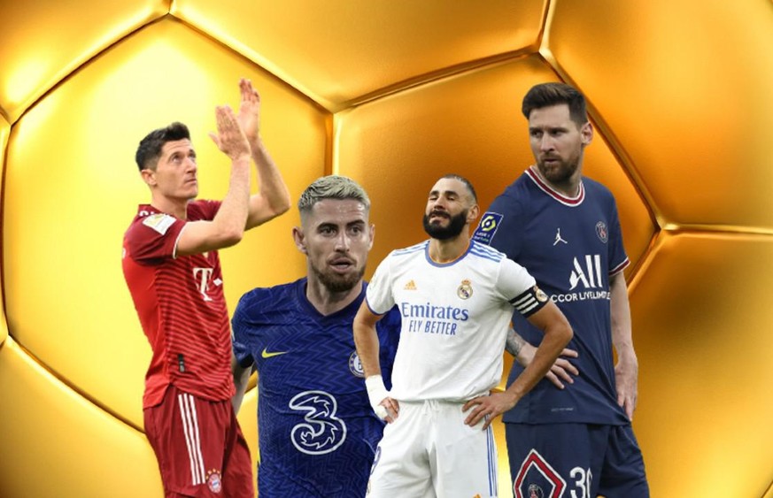 lewandowski benzema messi jorginho ballon d&#039;or uefa 2021