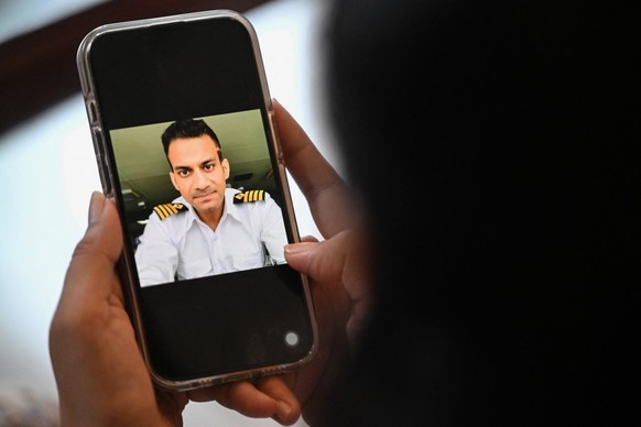 This photograph taken on August 14, 2026 shows Ritu Pant, wife of Indian merchant navy captain Ajay Pant, who remains in custody in Britain over sanctions-related offences linked to an alleged Russian ...