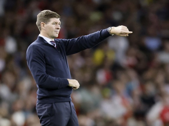 La légende de Liverpool Steven Gerrard a appelé Salah à rester à Liverpool. (Archives)