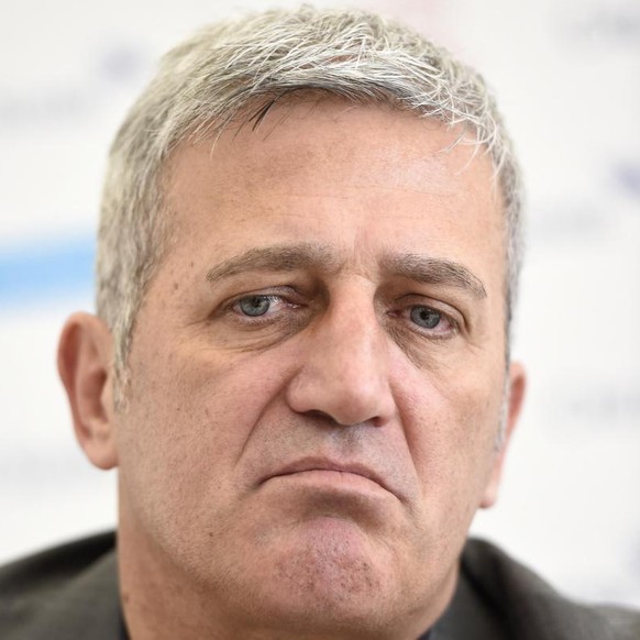 Der designierte Fussball-Nationaltrainer Vladimir Petkovic, aufgenommen an einer Medienkonferenz, am Freitag, 28. Maerz 2014, in Bern. Vladimir Petkovic wird das Schweizer Fussball Nationalteam ab Jul ...