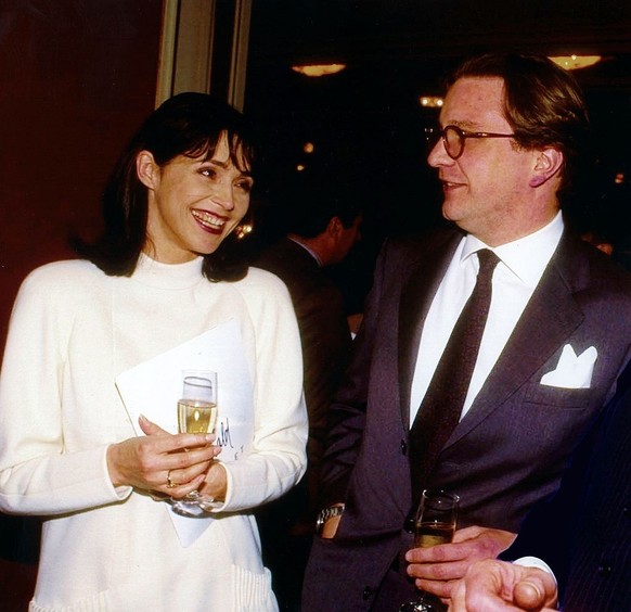 BRUSSELS , BELGIUM - SEPTEMBER 24, 1996: Prince Laurent of Belgium and Wendy Van Wanten on September 24,1996 in Brussels, Belgium. (Picture by Daelemans/Photonews via Getty Images)