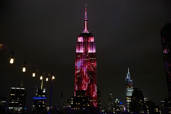 L'Empire State Building de New York.