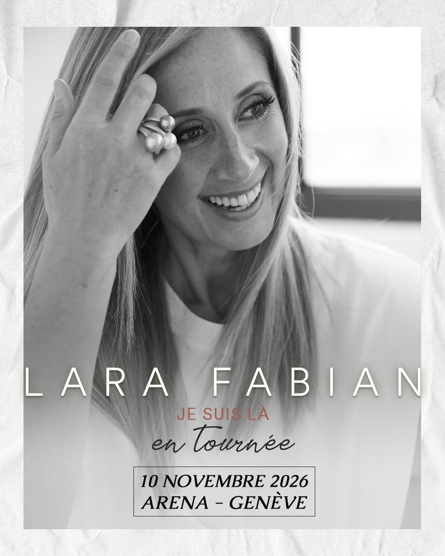 Lara Fabian à Genève