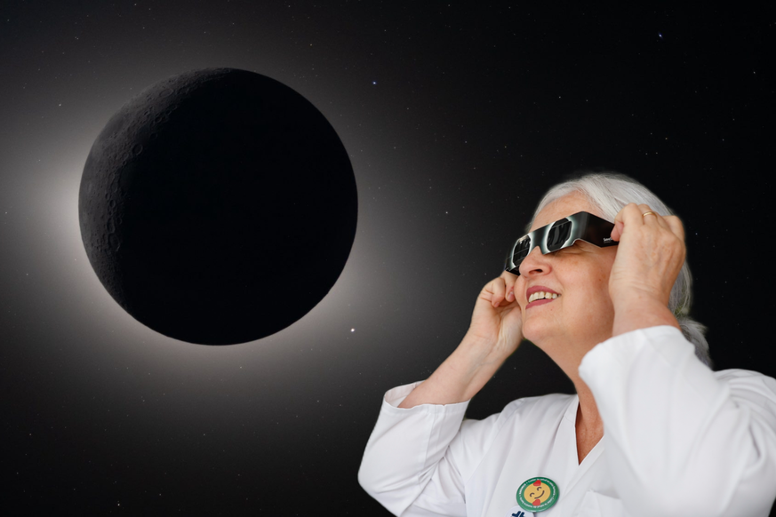 Des lunettes spécifiques sont nécessaires pour observer l'éclipse en toute sécurité.